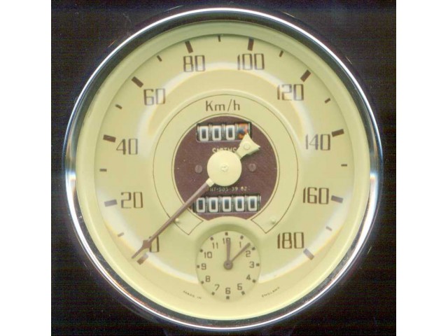 I0080 Speedometer Cream Face Instrument