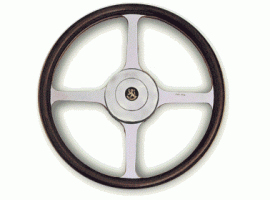 C0043B Moto  Lita 4 Spoke Steering Wheels Wallnut