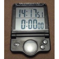 PitKing Multi Function Digital Clock/ Stopwatch & Adhesive Mount -  Rally/Race